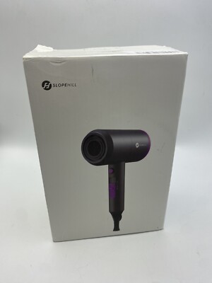 Slopehill Professional Ionic Hair Blow Dryer 1800W Purple Gray