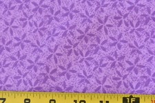 By 1/2 Yd, Lavender Print on Lavender Quilt Cotton, Fabric Traditions/2001, N376