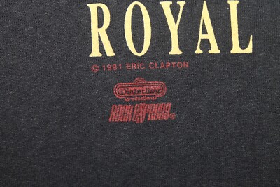 90s Vtg Eric Clapton Shirt Royal Albert Hall 1991 Blues Men's Tee