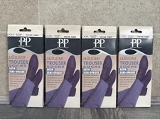 4 PAIRS PRETTY POLLY TROUSER SOCKS SATIN SEMI- OPAQUE ONE SIZE FOREST 30 Denier