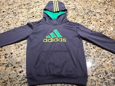 Nice  ADIDAS Hooded Sweatshirt  - Size Youth SMALL - 8