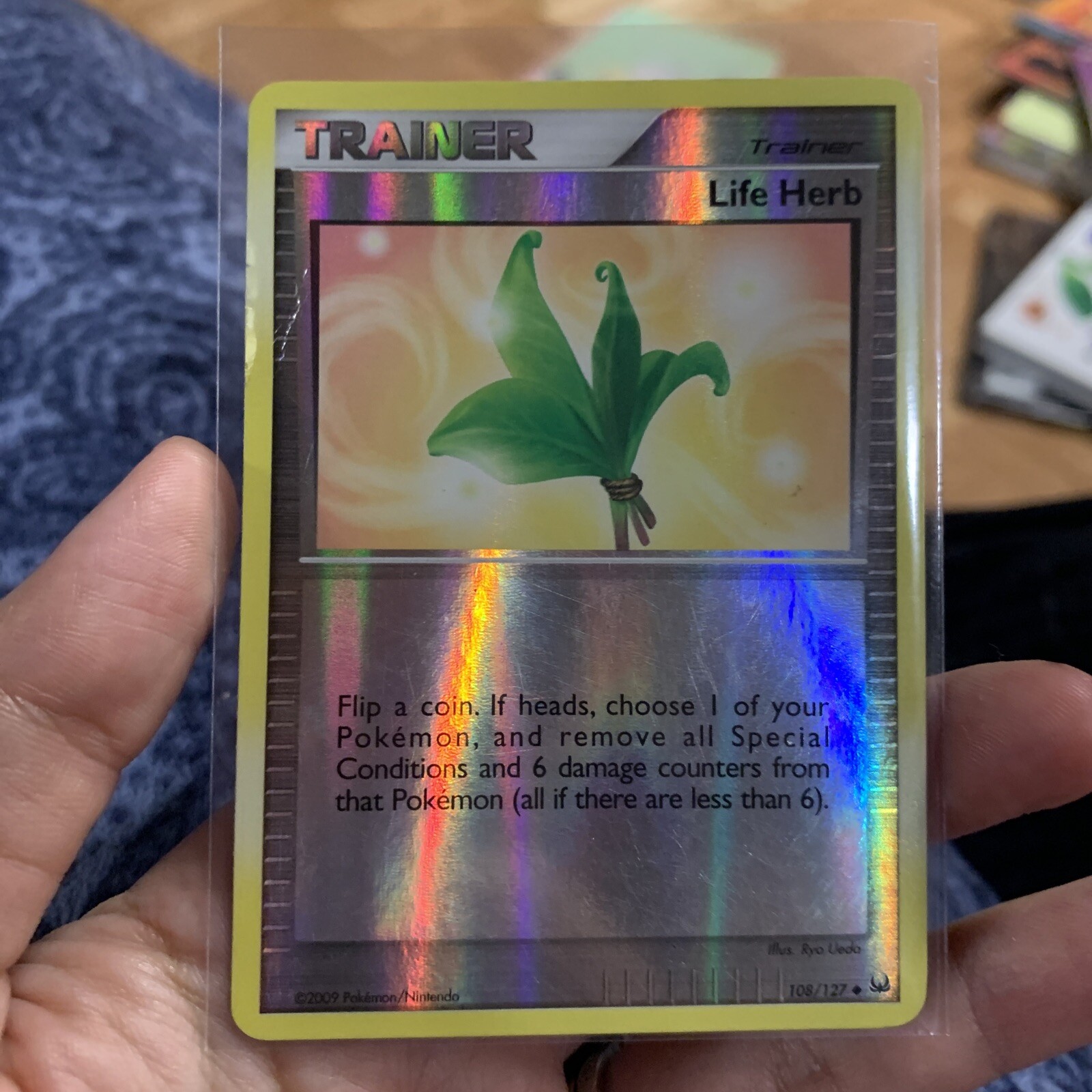 Life Herb 108/127 Reverse Holo Platinum Pokemon Card