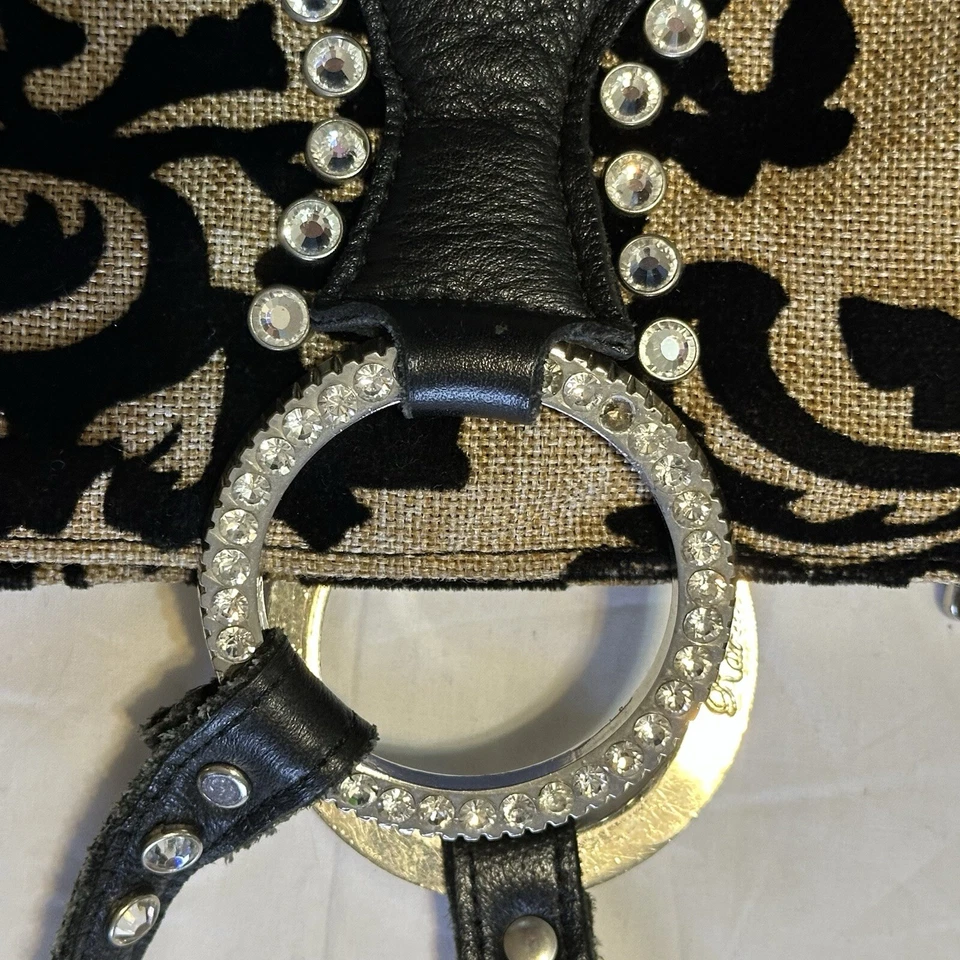 Bolso de Mano Raviani Garland Tx Tapiz Western Boho Bling Alfombra Jacquard Cartera Foto 4 de 4