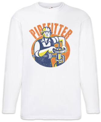Pipefitter Langarm T-Shirt Metal Roofer Handcraft Artisans Plumber Plumbing
