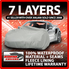 7 Layer Car Cover Indoor Outdoor Waterproof Breathable Layers Fleece Lining 3329