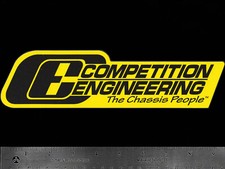 Competition Engineering Chassis - Original Vintage Racing Decalsticker - 9 38 Competition Engineering Chassis - Original Vintage Racing Decalsticker - 9 38