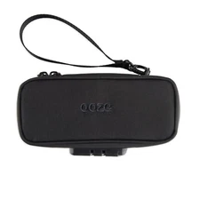 Ooze Smell Proof Carbon Lined Black Toiletry Bag - Portable Travel Storage Pouch