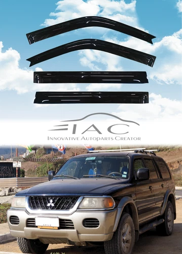 For Mitsubishi Montero Sport 1996-2008 Window Visor Vent Sun Shade Rain Guard