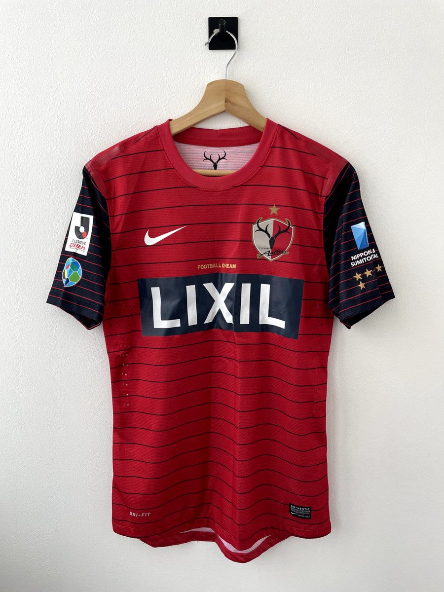 Kashima Antlers Nike サッカーシャツ 13 KOROKI PLAYER ISSUE KASHIMA ANTLERS 2013/2014 HOME FOOTBALL SOCCER SHIRT