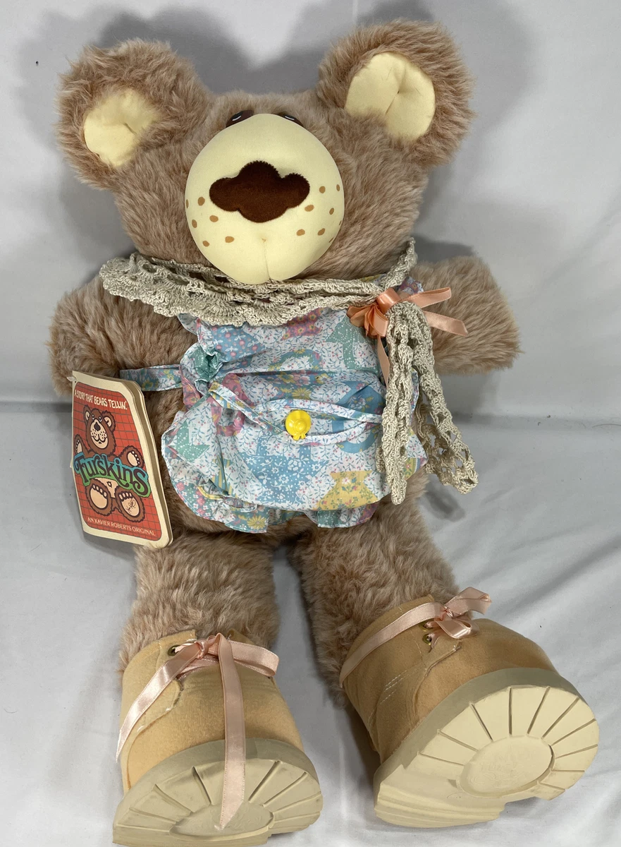 Vintage Furskins 80 s Xavier Roberts Original Doll Teddy Bear 24