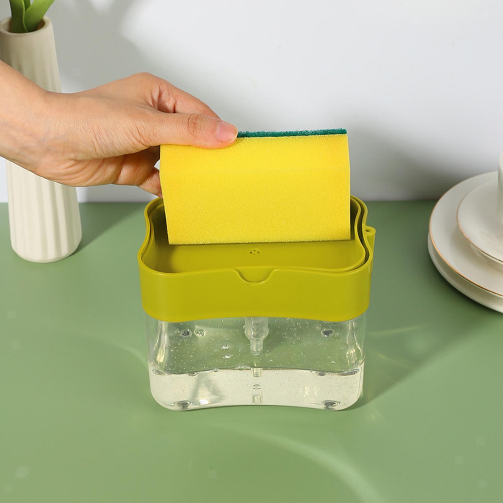 Dispenser di sapone e porta spugna Dispenser di sapone per piatti per...