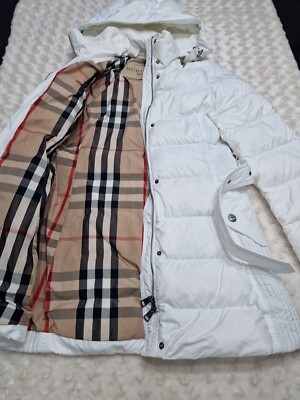Burberry Brit Ladies Down Puffer Coat Small UK8 / US6 Vgc