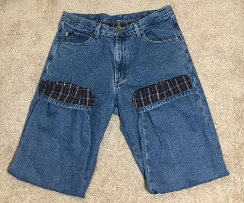 LL Bean Double L Flannel Lined Jeans 