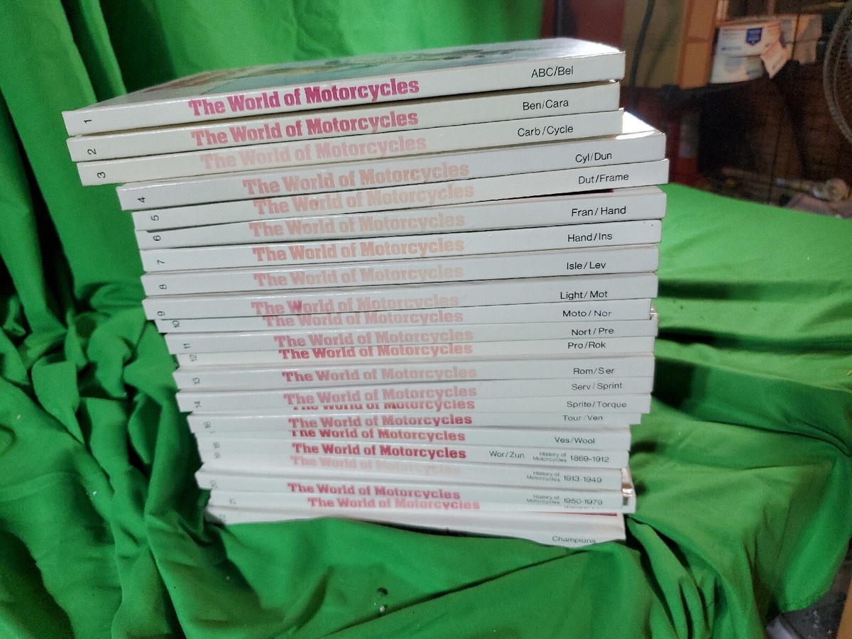 The World Of Motorcycles An Illustrated Encyclopedia, Complete set