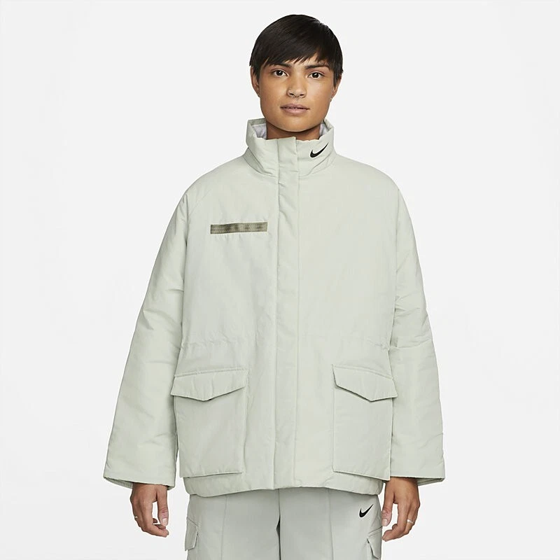 womens nike jacket grey