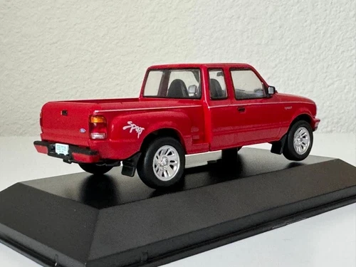 Camioneta pickup IXO roja Ford Ranger Sport 1998 México diecast escala 1:43 modelo de juguete - Imagen 6 de 8