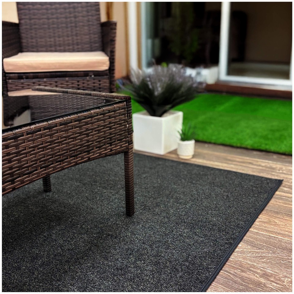 Koeckritz 4' x 7' Economy Ribbed Indoor/Outdoor Area Rug | Patios, Deck ...