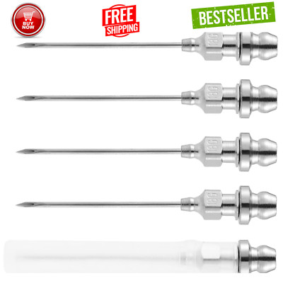 5 Pcs Grease Injector Needle Small Bearing Detachable Grease Gun Needle Tip....