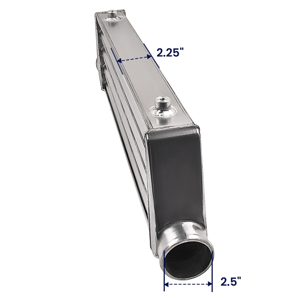 2.5" 64mm Turbo Piping Pipe Kit 27"x7"x2.5" Intercooler Universal Intercooler - Photo 2/4