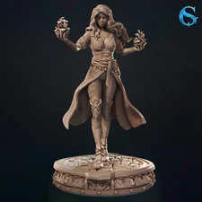 Dungeons & Dragons Playable Character - Female Human Randomina Sorcerer, Wizard