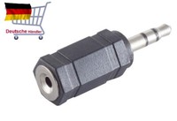 Audio Adapter 3,5Mm Klinke Stereo Stecker Auf 2,5Mm Stereo Klinkenbuchse