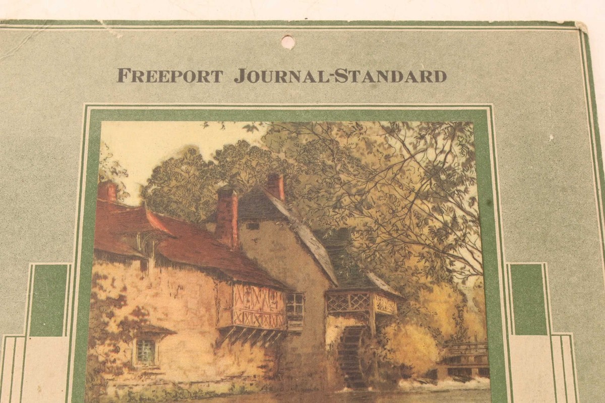 Vintage 1942 Freeport Journal Standard Illinois Newspaper Boy
