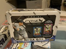 NEW! 2021 PANINI PRIZM MLB BASEBALL CARDS MEGA BOX CAROLINA BLUE & PINK PRIZMS