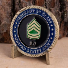 Army Sergeant First Class E7 Challenge Coin