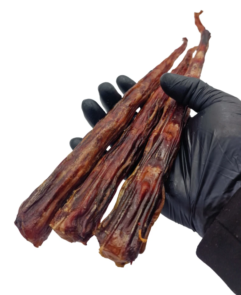 Cola de buey seca Ochsenziemer alimento para perros cola de vacuno larga 1 kg - Imagen 2 de 4