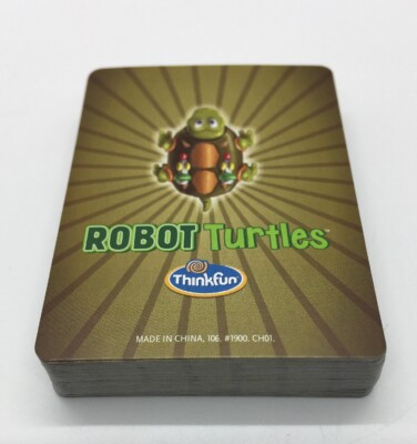 ROBOT TURTLES Board Game Replacement Parts Pieces GREEN DECK ALL 44 CODE CARDS