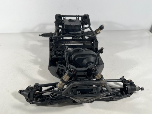 Axial Yeti 380 1/10 4x4 RC Rock Racer Roller Slider Chassis Bashed, See Images - Picture 2 of 24