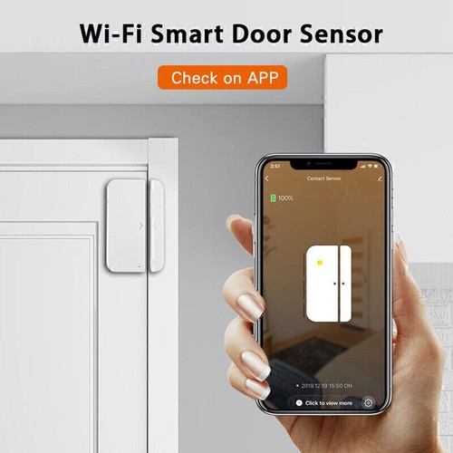 Tuya Smart WiFi Door Window Sensor Door Open/Closed Detector for Amazon Alexa - Picture 2 of 10