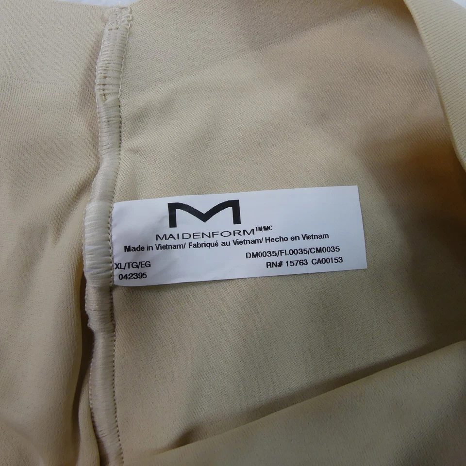 Pantalones Cortos Maidenform Muslo Delgados Mujer Extra Grandes Beige Sin Mangas Prendas Moldeadoras Foto 2 de 4