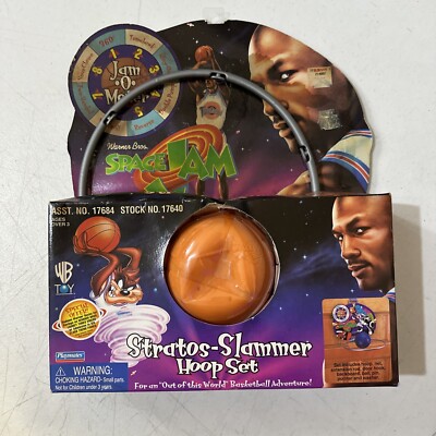 Vintage 1996 Space Jam Stratos-Slammer Hoop Set Basketball Jordan