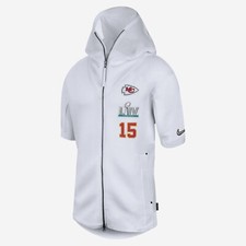 Nike Patrick Mahomes Super Bowl LIV Hoodie DC9253-100 Media Showout Game Field
