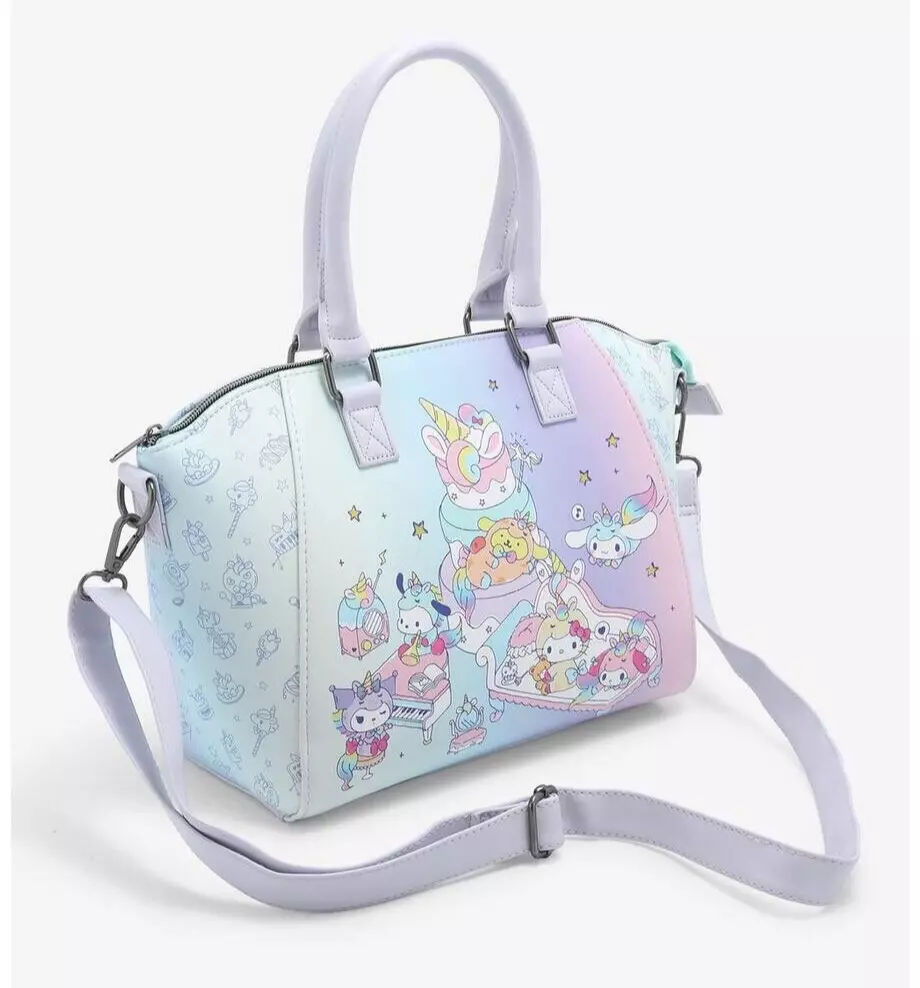 Loungefly Hello Kitty & Friends Pastel Unicorn Satchel Bag