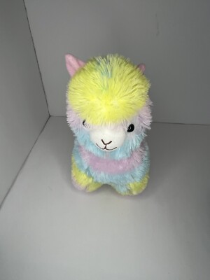 Alpacasso AMUSE Kawaii Rainbow BIG Alpaca Plush 16''