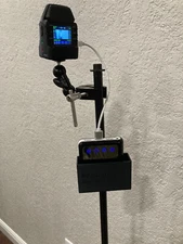 Mic Stand Battery Pack Holder for Cameras and Sound Recorders