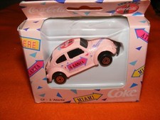 Coca Cola Modellauto Sammelserie CF-2 VW K&auml;fer Atlanta rosa "neu"