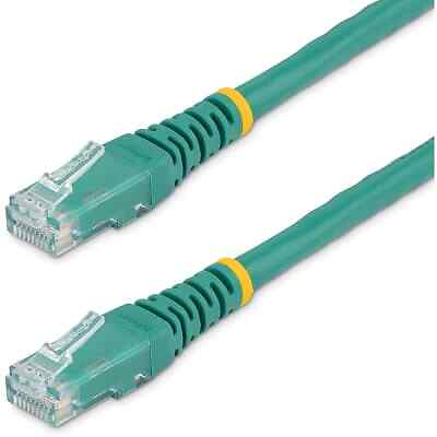1PC STARTECH.COM C6PATCH12GN Cat6 Ethernet Cable - 12 ft - Green - Patch Cable
