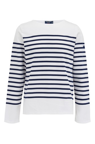 NAVAL Boat Neck Unisex Striped Shirt 