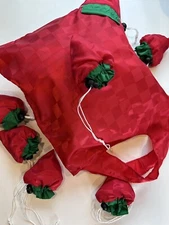 Bag in a BagFoldableTote Nylon Reusable Washable Grocery Bag Made in USA 16”x16”