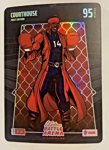 Courtland Sutton 2026 Bo Jackson Battle Arena Courthouse Battlefoil Brawl Card!!