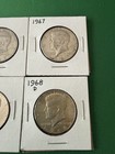 Lot of 6 40% Silver JFK Kennedy Half Dollars 1966, 1967, 1968-D — photo 4