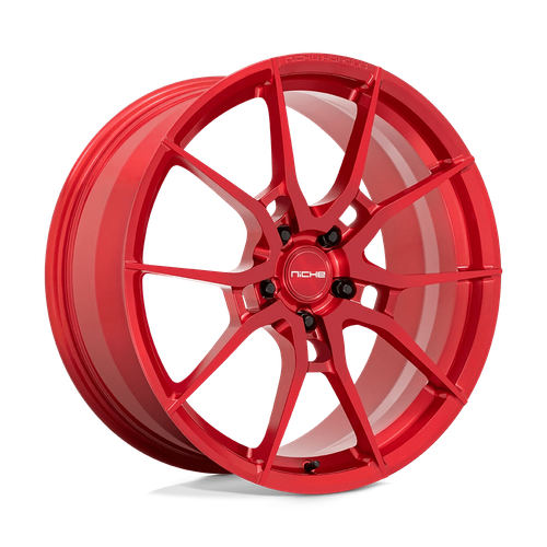 21x12 Niche T113 Kanan Brushed Candy Red Forged Wheel 5x130 (65mm)