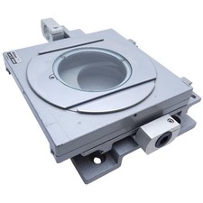 Nikon A4-B Heavy Duty XY Stage, Glass ø4.1", Dim. 10.25" L x 9" W x 3.25" H