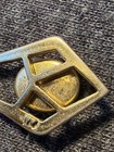 Vintage Opal? Geometric Drop Pendant Gold Tone — photo 4