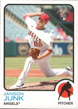 2022 Topps Heritage #720 Janson Junk RC Los Angeles Angels