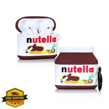 LEWOTE AirPod Pro Case Chocolate S Cute Cartoon Slim Cover Keychain