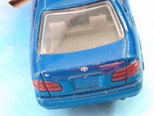 2003 Rare Motormax Toyota Corolla GLI Diecast Car 1/64 Blue 6014 Loose Kaizen